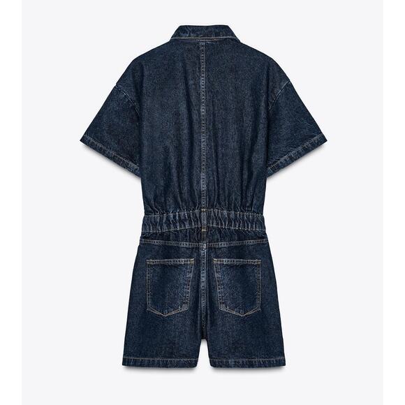 RARE!!! ZARA BLOGGER FAVE!!! Denim Jumpsuit NWT - Picture 16 of 16